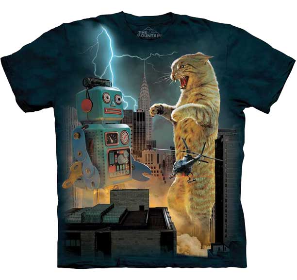 (image for) Cat Vs Robot T-Shirt