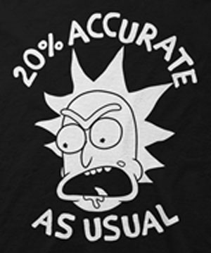 (image for) 20% Accurate Rick and Morty T-Shirts - Click Image to Close