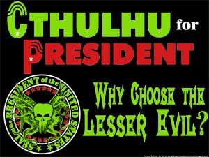 (image for) Cthulhu For President T-Shirt