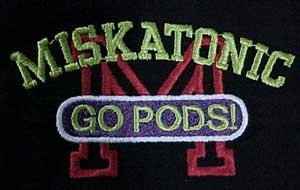 (image for) Miskatonic University Go Pods Polo Shirt 100% cotton. 