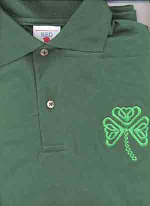 (image for) Shamrock Embroidered Polo
