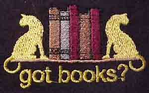 (image for) Embroidered got books? Golf Shirt