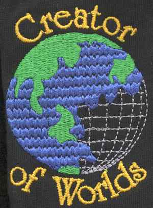 (image for) Creator of Worlds Embroidered Shirt
