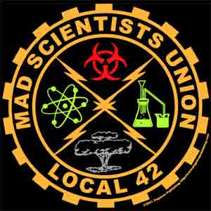 (image for) Mad Scientist Lab Coat Black
