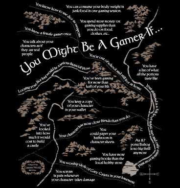 (image for) You Might be a Gamer T-Shirt Black 100% Cotton Shirt