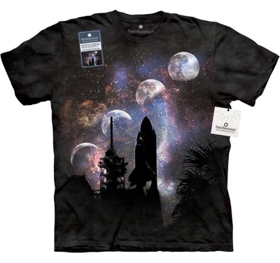 (image for) Columbia Shuttle Liftoff T-Shirt - Click Image to Close