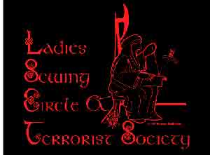 (image for) Ladies Sewing Circle and Terrorist Society T-Shirt 100% cot