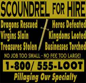 (image for) Scoundrel for Hire Shirt