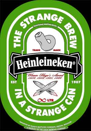 (image for) Heinleineken - Strange Brew in a Strange Can T-Shirt 100% Cot - Click Image to Close