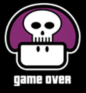 (image for) Game Over Mushroom Shirt