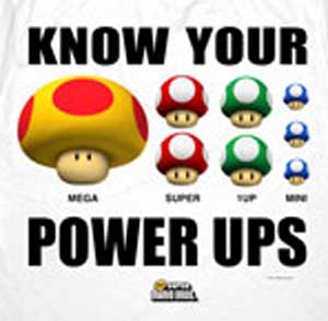 (image for) Know Your Powerups Shirt
