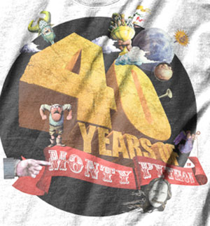 (image for) Python 40th Anniversary T-Shirt - Click Image to Close