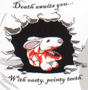 (image for) Death Teeth Vorpil Rabbit Monty Python Shirt