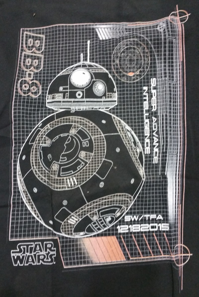 (image for) BB8 Schematic T-Shirt