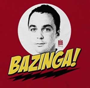 (image for) Bazinga Sheldon Big Bang Theory Shirt - Click Image to Close
