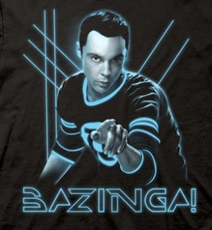 (image for) Sheldon Bazinga Glow Shirt