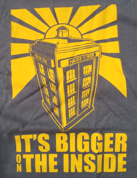 (image for) Bigger on the Inside Tardis T-Shirt