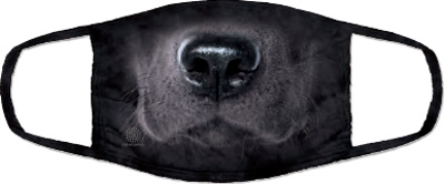 (image for) Black Labrador FaceMask