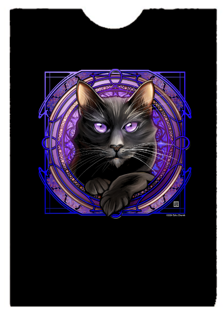 (image for) Violet Eyed Black Cat