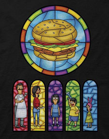 (image for) Bob's Burgers - Stained Glass T-Shirt