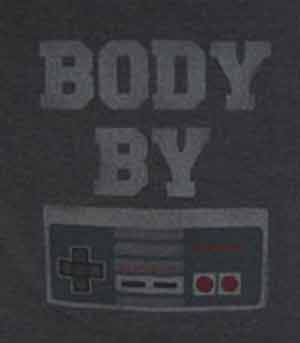 (image for) Body By Nintendo T-Shirt - Click Image to Close