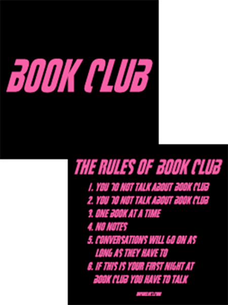 (image for) Book Club (Fight Club Parody) T-Shirt