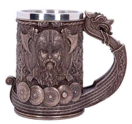 (image for) Bronze Drakkar Viking Tankard