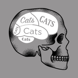 (image for) Cat Brain T-Shirt - Click Image to Close