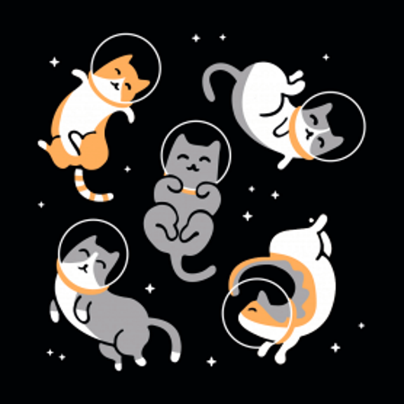 (image for) Cats in Space T-Shirt