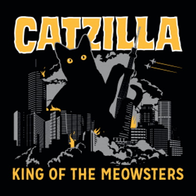 (image for) Catzilla King of the Meowsters T-Shirt