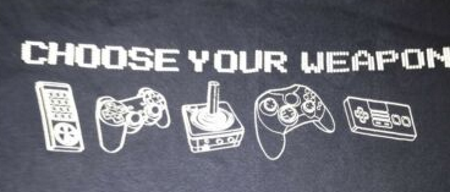 (image for) Choose Your Weapon [Game Controller] T-Shirt