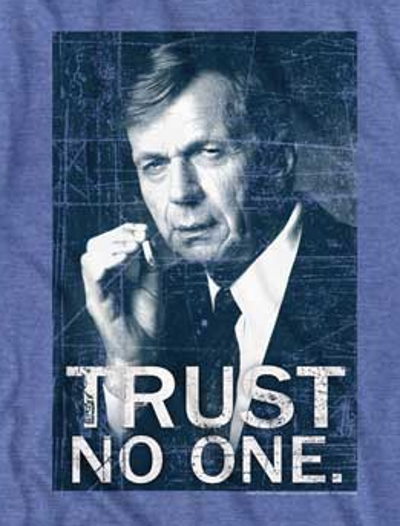 (image for) Cigarette Smoking Man (Trust No One) X-Files T-Shirt