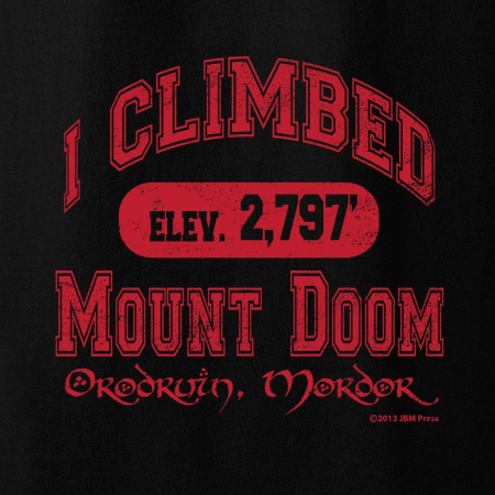 (image for) I Climbed Mt Doom T-Shirt