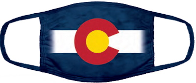 (image for) Colorado Flag FaceMask