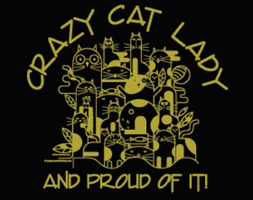 (image for) Crazy Cat Lady T-Shirt