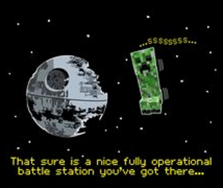 (image for) Creeper Deathstar Shirt