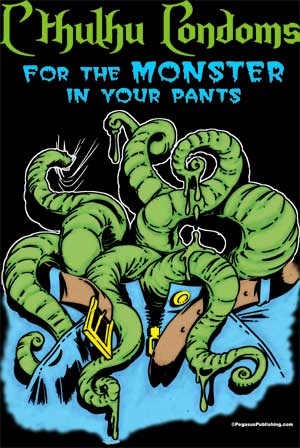(image for) Cthulhu Condoms Shirt - Click Image to Close