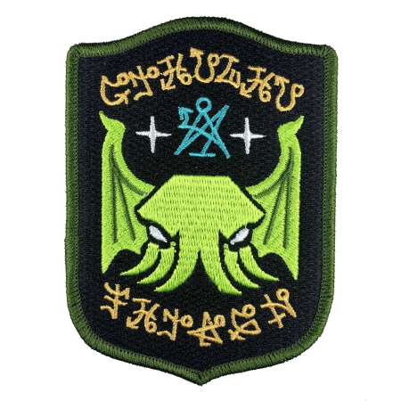 (image for) Cthulhu Fhtagn Embroidered Patch (Iron On)
