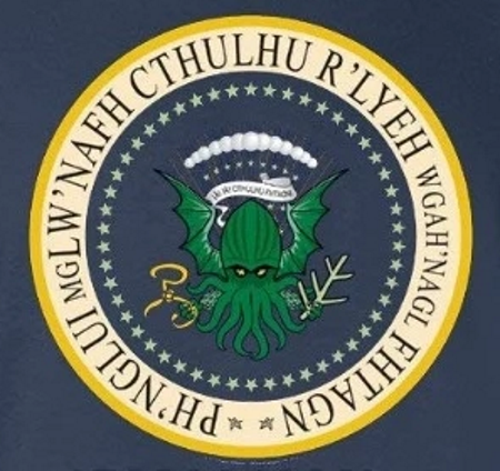 (image for) Cthuhlu 2020 Presidential Seal T-Shirt