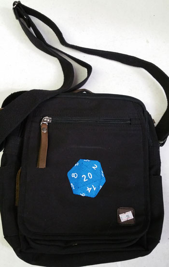(image for) D20 Blue Square Bag