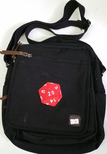 (image for) D20 Red Square Bag - Click Image to Close