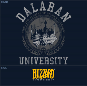 (image for) Dalaran University Shirt - Click Image to Close