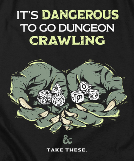 (image for) Dangerous to Go Alone D&D™ T-Shirt