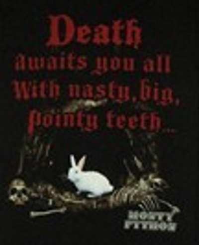 (image for) Death Awaits You Pointy Teeth Bunny T-Shirt