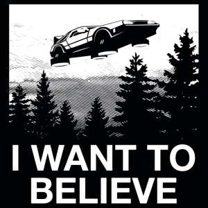 (image for) Delorean Believe T-Shirt - Click Image to Close