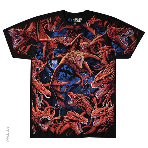 (image for) Dragon Storm T-Shirt - Click Image to Close