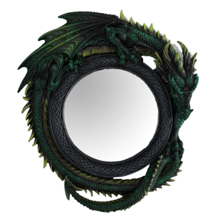 (image for) Dragon Mirror with Green Dragon