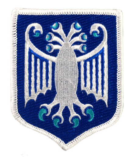 (image for) Elder Thing Heraldic Shield Emboidered Patch (Antarcic Variant)
