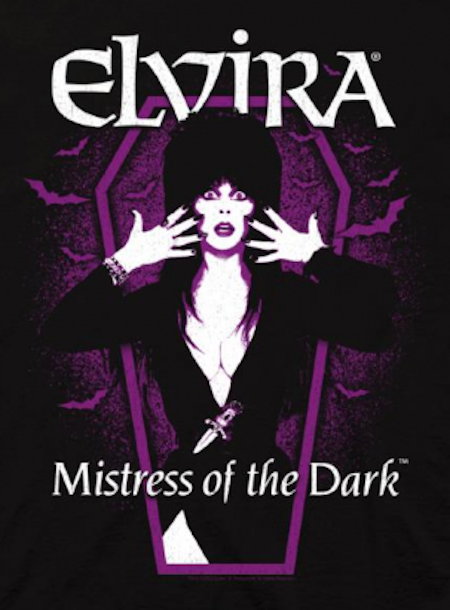 (image for) Elvira Purple Bats T-Shirt