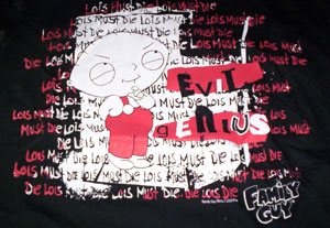 (image for) Stewie Griffin Evil Genius Babydoll Shirt